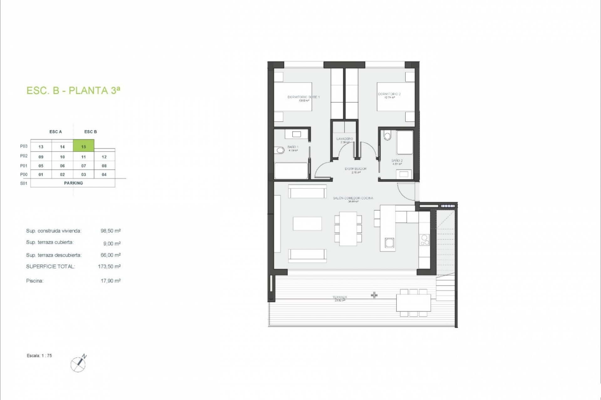 New Property for sale - Penthouse - Orihuela Costa - Las Colinas Golf Resort