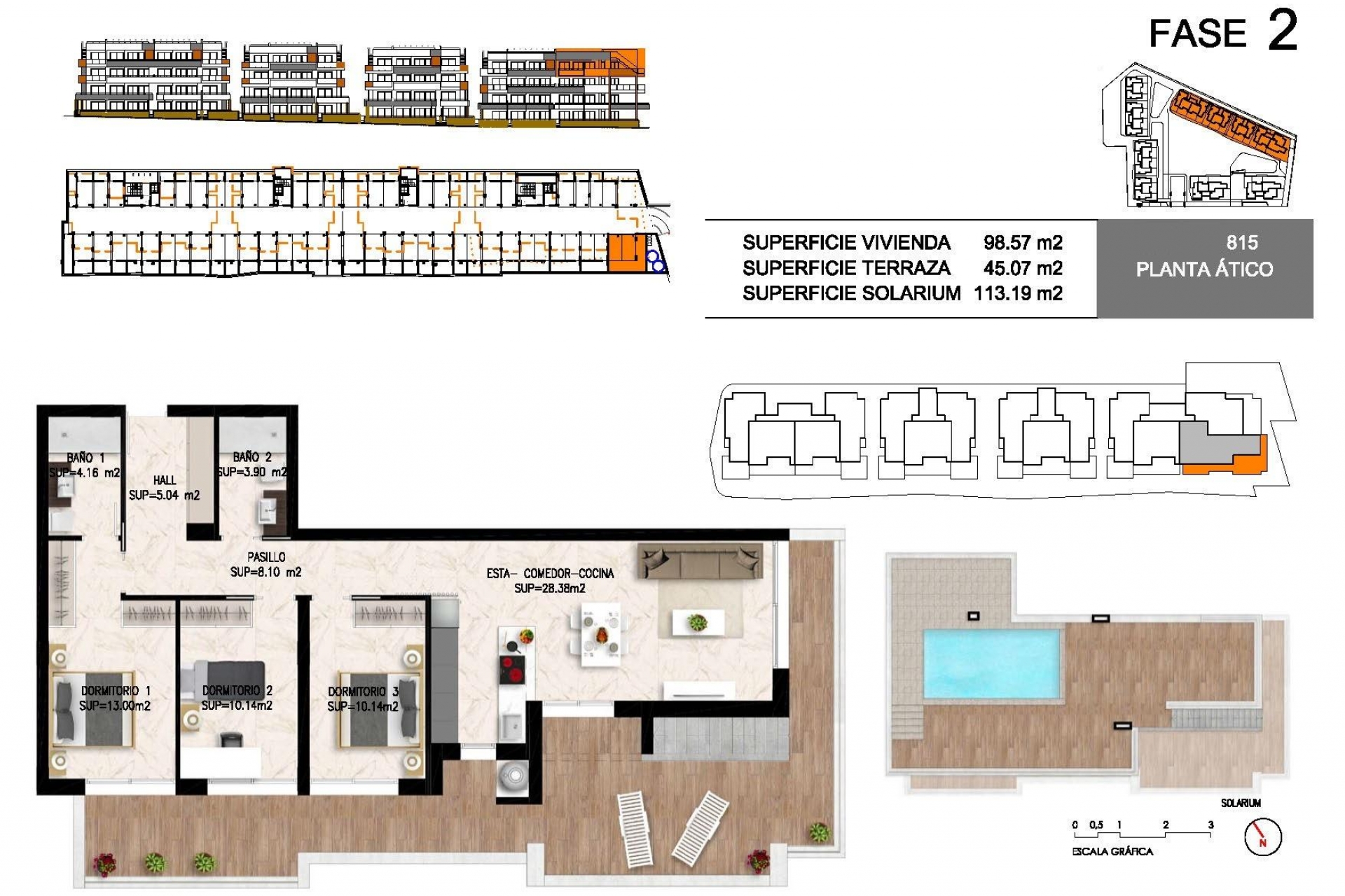 New Property for sale - Penthouse - Orihuela Costa - Playa Flamenca