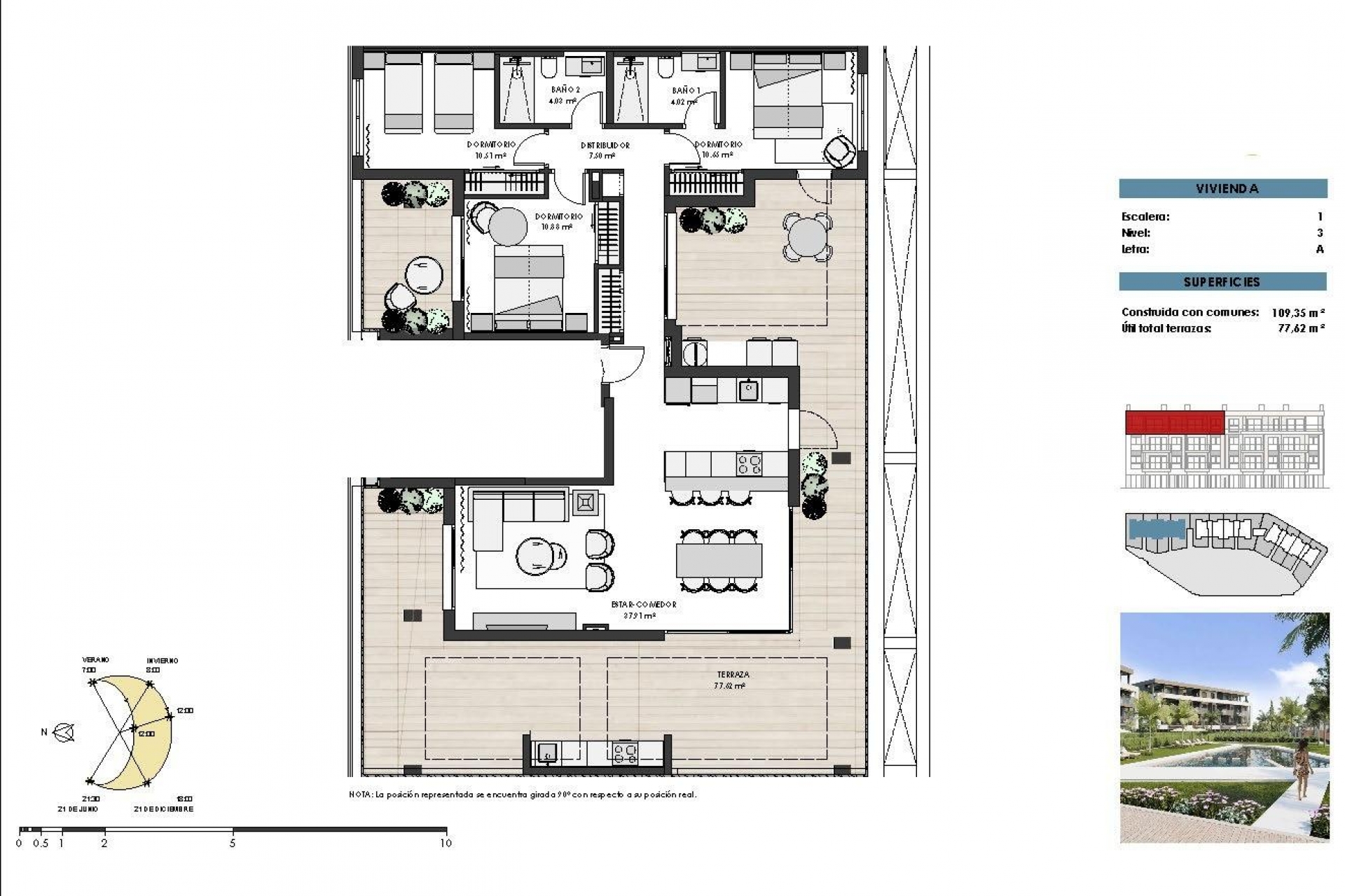 New Property for sale - Penthouse - Torre Pacheco - Santa Rosalia Lake and Life Resort