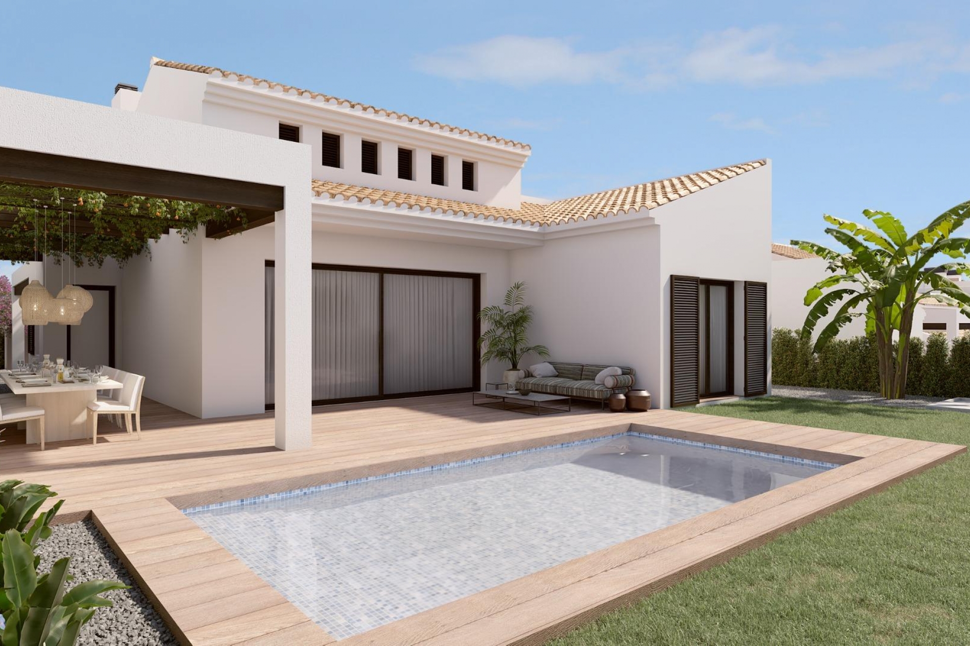 New Property for sale - Villa for sale - Algorfa - Castillo De Montemar