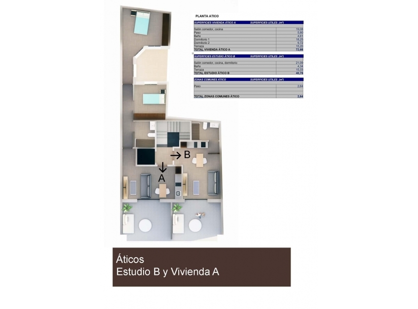 Nieuw onroerend goed te koop - Penthouse - Torrevieja - Torrevieja Town Centre