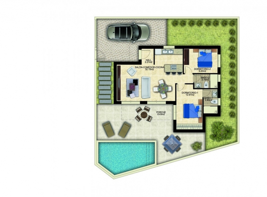 Nieuw onroerend goed te koop - Villa te koop - Benijofar