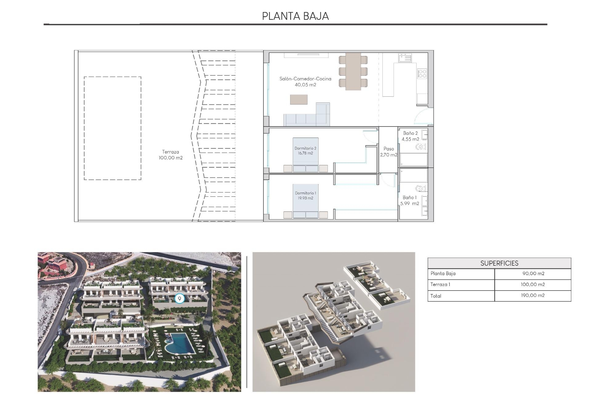 Nueva propiedad en venta - Bungalow for sale - Finestrat - Balcón De Finestrat