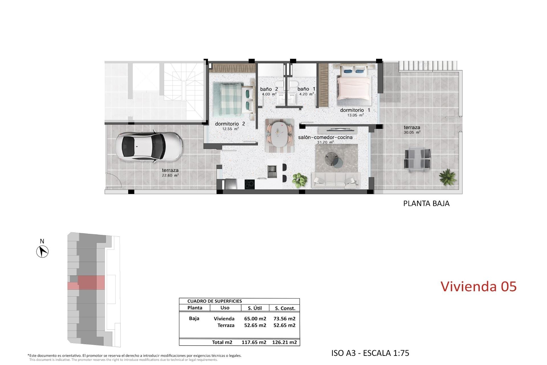 Nueva propiedad en venta - Bungalow for sale - Pilar de la Horadada - Polígono Industrial Zona Raimundo Bened