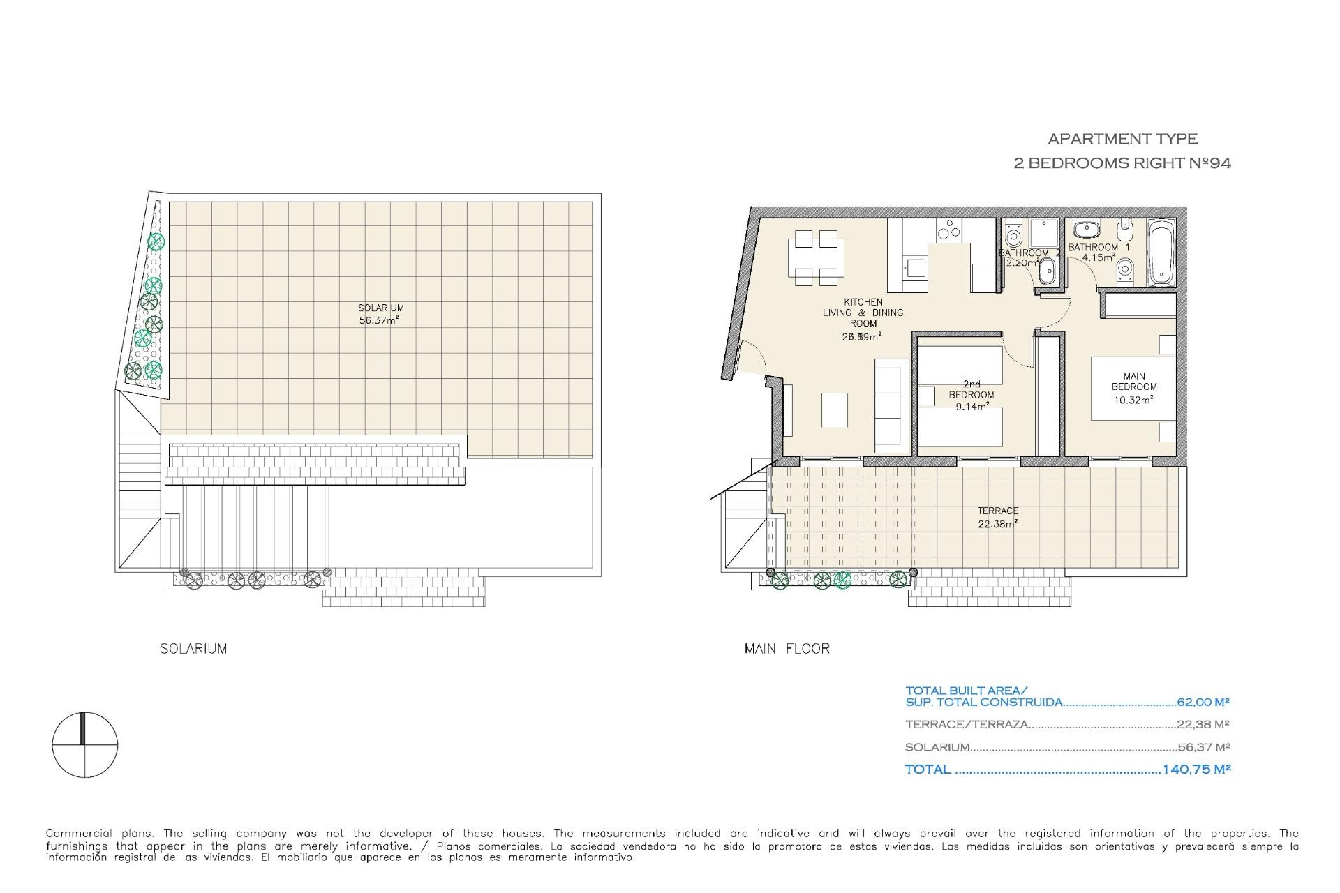 Nueva propiedad en venta - Penthouse - Aguilas - Collados