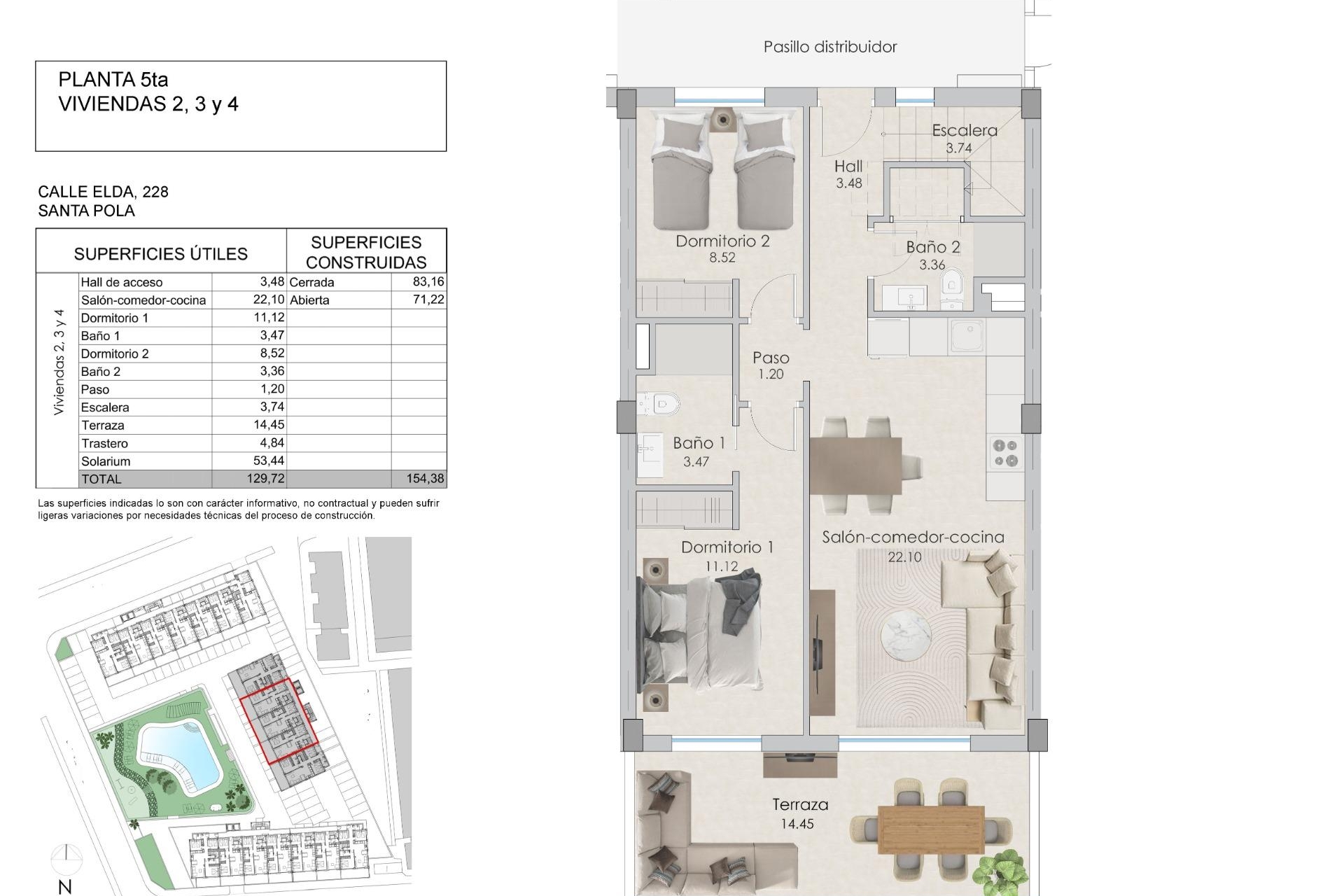 Nueva propiedad en venta - Penthouse - Santa Pola - Santa Pola Central