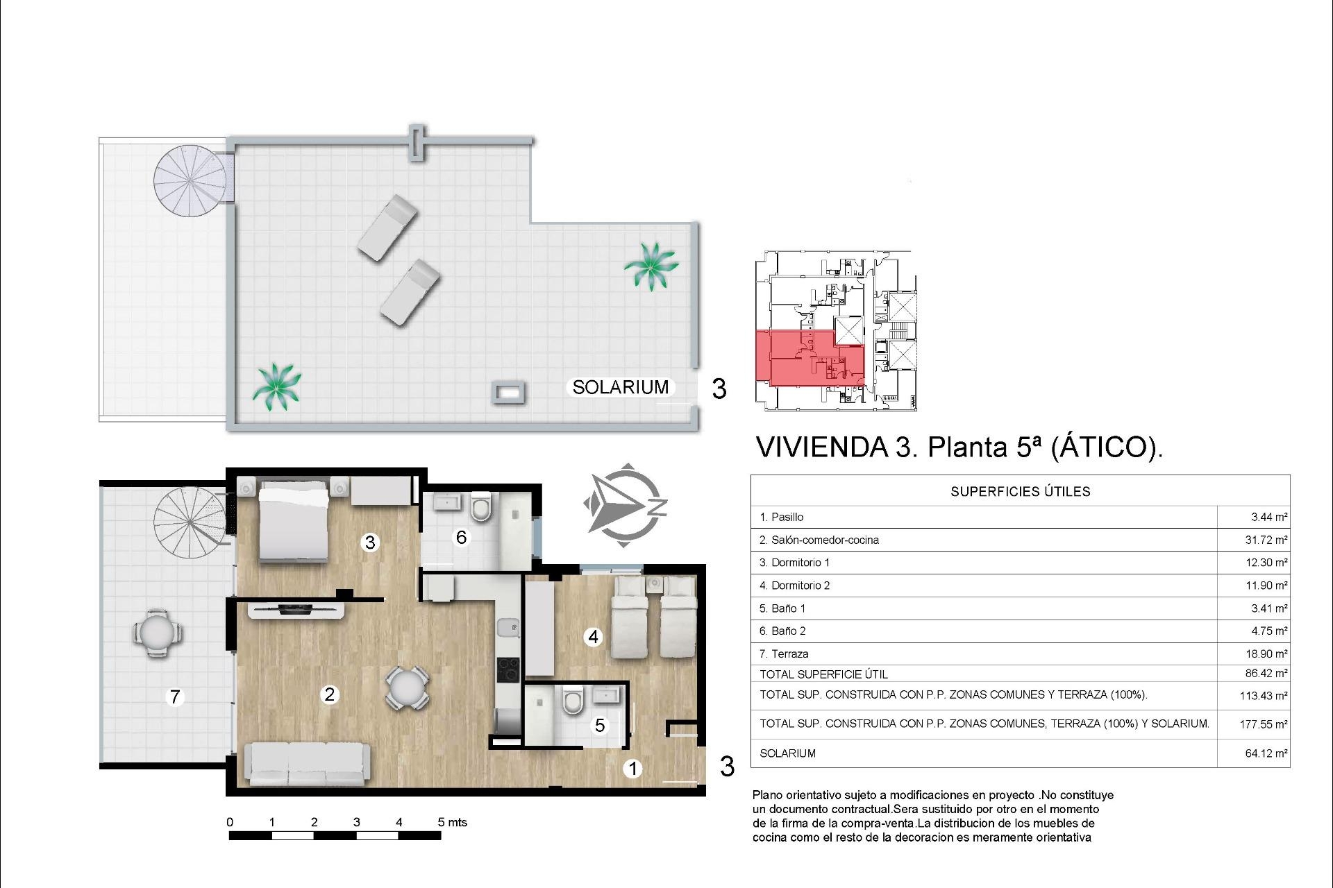 Nueva propiedad en venta - Penthouse - Torrevieja - Torrevieja Town Centre