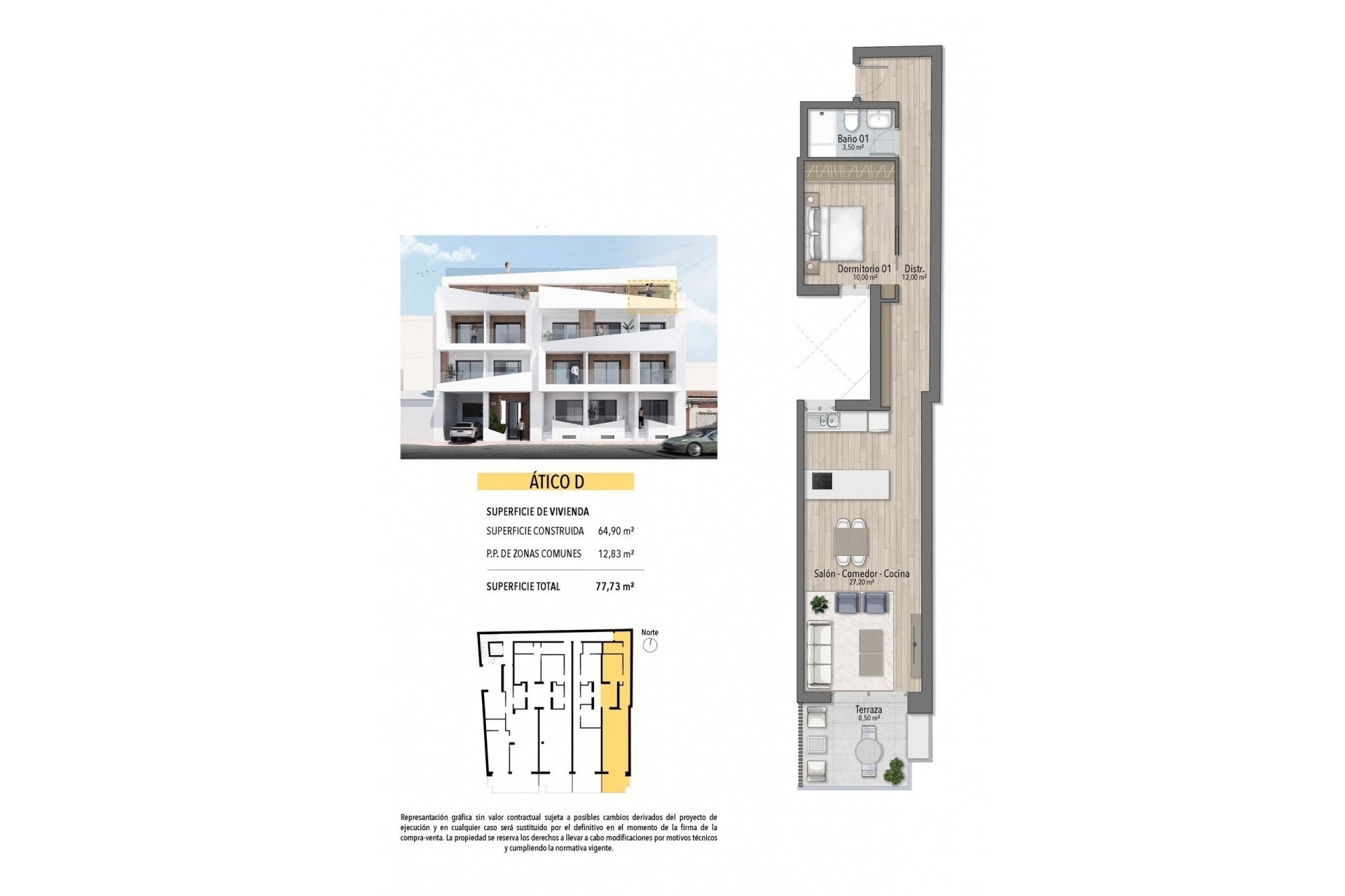 Nueva propiedad en venta - Penthouse - Torrevieja - Torrevieja Town Centre