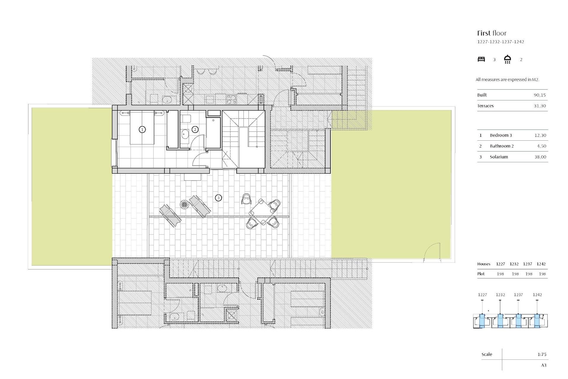 Nueva propiedad en venta - Townhouse for sale - Algorfa - La Finca Golf