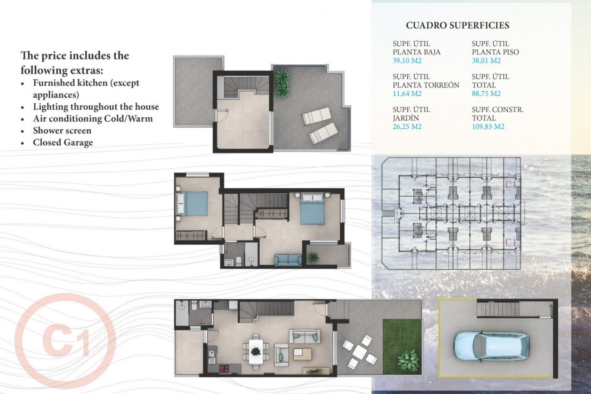 Nueva propiedad en venta - Townhouse for sale - La Manga del Mar Menor - La Manga