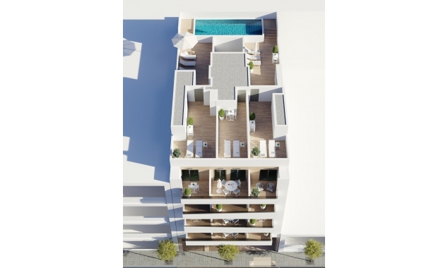 Penthouse - New Property for sale - Torrevieja - Torrevieja Town Centre