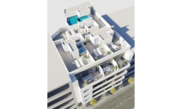 Penthouse - Nieuw onroerend goed te koop - Torrevieja - Torrevieja Town Centre
