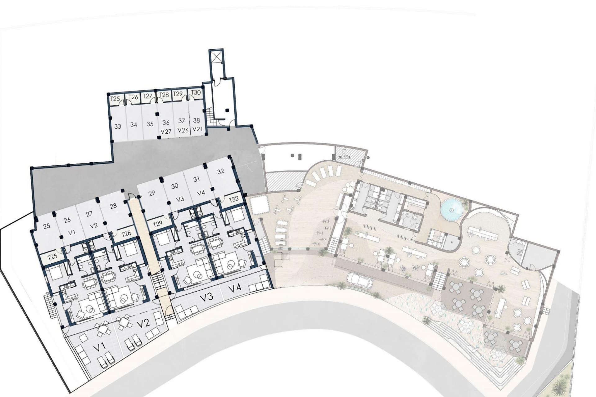 Propriété neuve à vendre - Penthouse - Arenal d´en Castell - pueblo