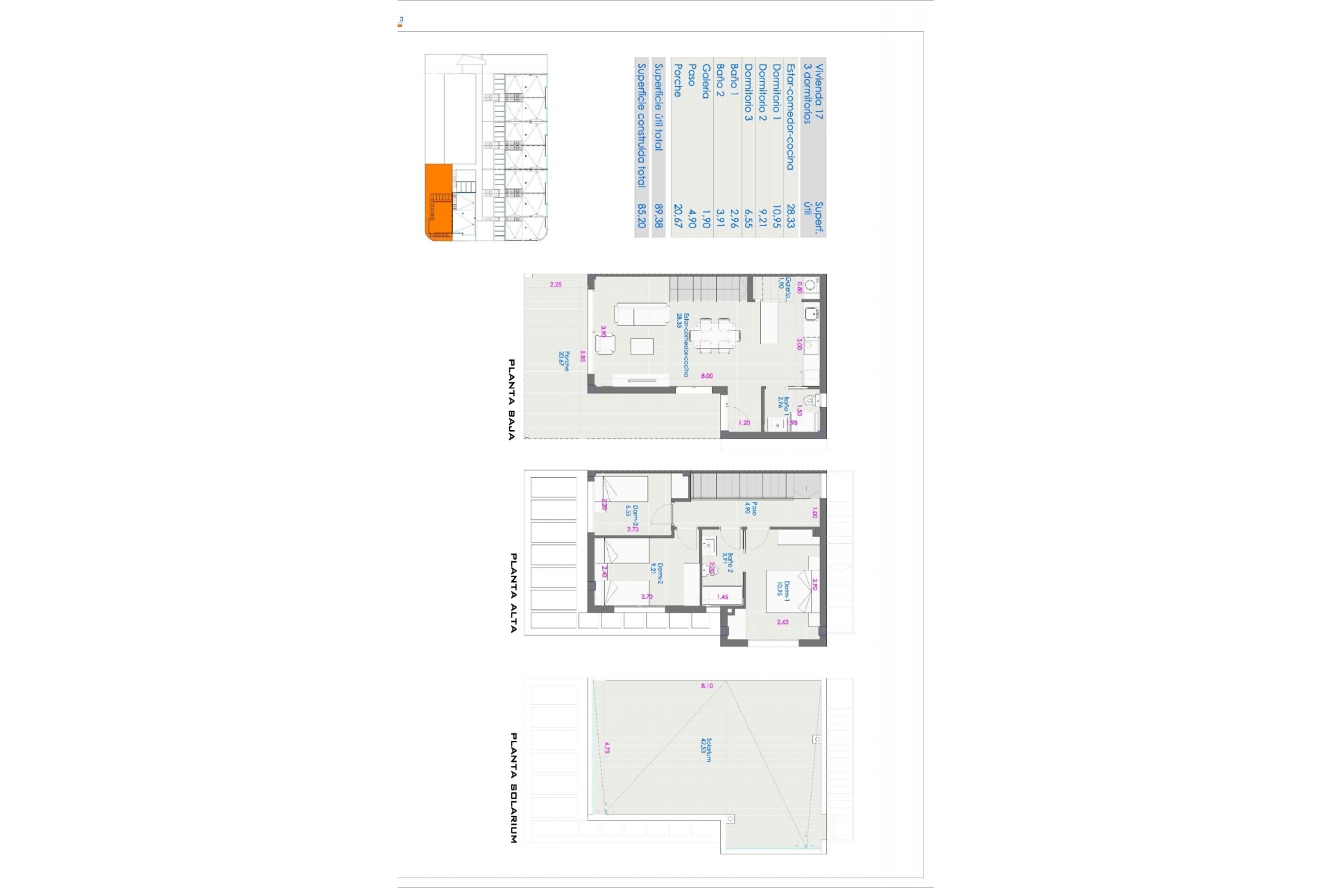 Propriété neuve à vendre - Townhouse for sale - Orihuela Costa - Villamartin