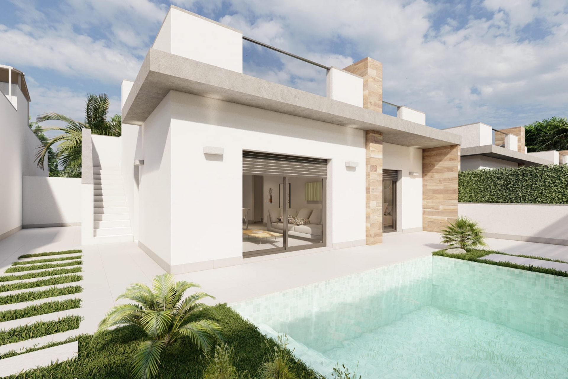 Propriété neuve à vendre - Villa for sale - Roldan - El Alba