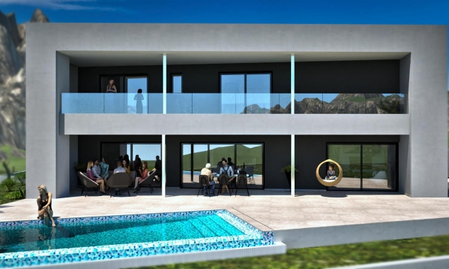 Villa for sale - Propriété neuve à vendre - la Nucia - Panorama