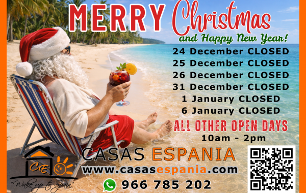 Christmas opening hours