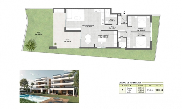 New Property for sale - Apartment for sale - Alhama de Murcia - Condado De Alhama Resort