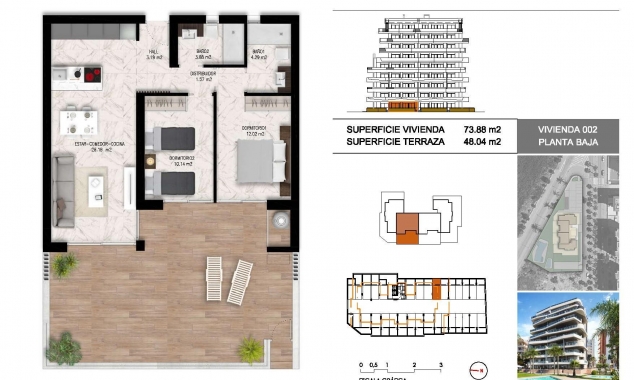 Propriété neuve à vendre - Apartment for sale - Guardamar del Segura - Guardamar del Segura - Town Centre