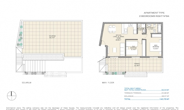 Propriété neuve à vendre - Penthouse - Aguilas - Collados