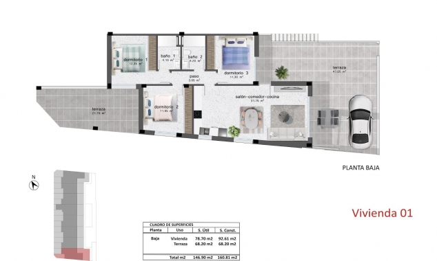 Nueva propiedad en venta - Bungalow for sale - Pilar de la Horadada - Polígono Industrial Zona Raimundo Bened