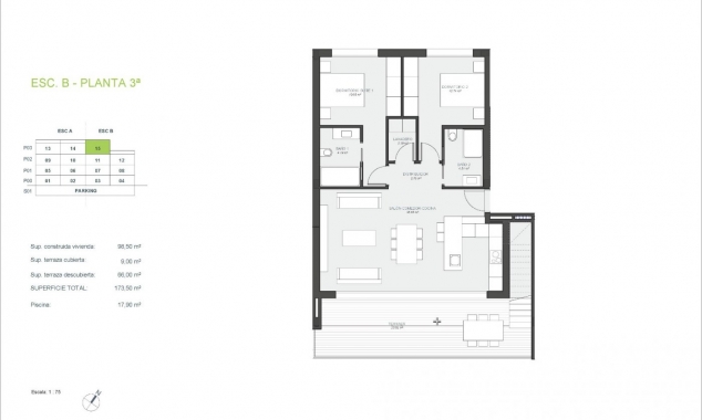 Propriété neuve à vendre - Penthouse - Orihuela Costa - Las Colinas Golf Resort