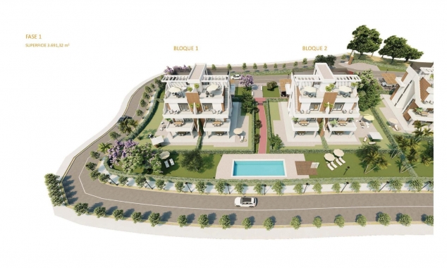 Propriété neuve à vendre - Appartement à vendre - Fuente Alamo de Murcia - Hacienda del Alamo