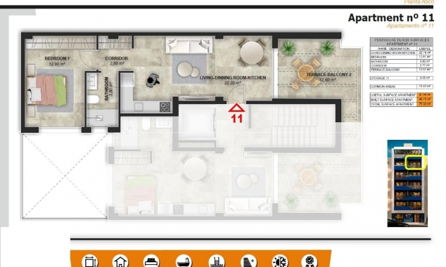 New Property for sale - Penthouse - Torrevieja - Playa del Acequión