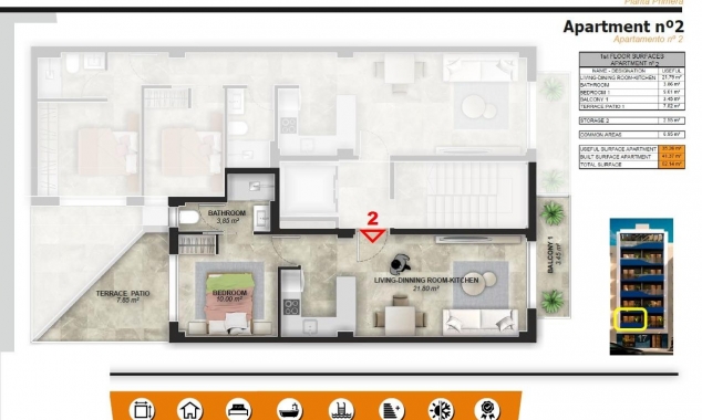 New Property for sale - Apartment for sale - Torrevieja - Playa del Acequión