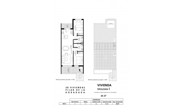 New Property for sale - Bungalow for sale - Pilar de la Horadada - pueblo