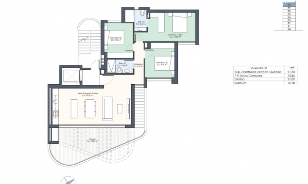 New Property for sale - Penthouse - Guardamar del Segura - Avenida del Puerto