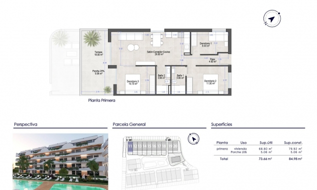 Nueva propiedad en venta - Apartamento en venta - San Javier - Santiago de la Ribera