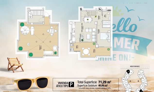 Nieuw onroerend goed te koop - Penthouse - La Manga del Mar Menor - La Manga