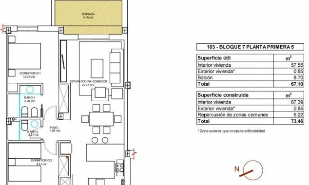 New Property for sale - Apartment for sale - Vera - El Playazo