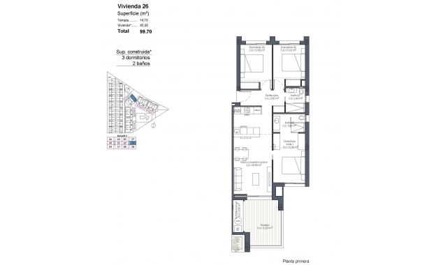 New Property for sale - Apartment for sale - Los Alcazares - Serena Golf and Beach Resort