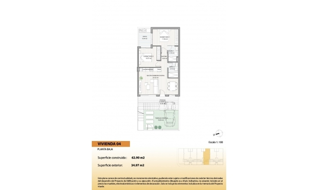 Propriété neuve à vendre - Bungalow à vendre - San Pedro del Pinatar