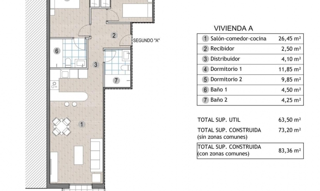Propriété neuve à vendre - Penthouse - Puerto de Mazarron - Playa del Puerto