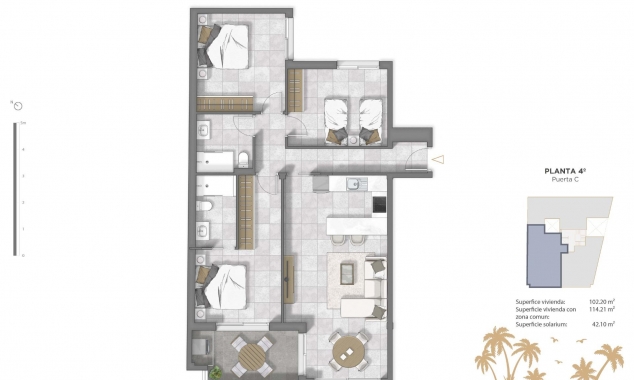 Nieuw onroerend goed te koop - Penthouse - Guardamar del Segura - Guardamar del Segura - Town Centre