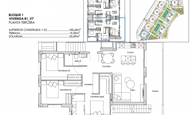 Nieuw onroerend goed te koop - Penthouse - Torre Pacheco - Santa Rosalia Lake and Life Resort