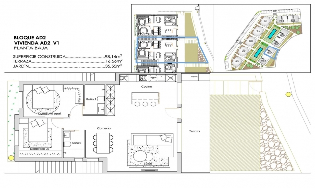 Nieuw onroerend goed te koop - Bungalow te koop - Torre Pacheco - Santa Rosalia Lake and Life Resort