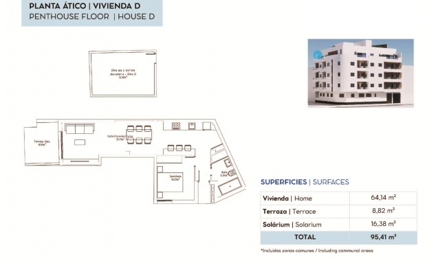 New Property for sale - Penthouse - Torrevieja - pueblo