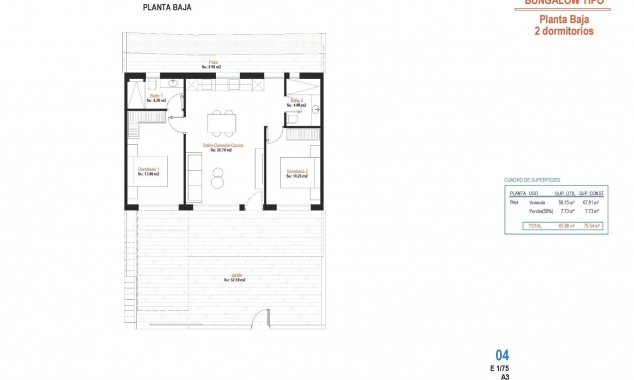New Property for sale - Bungalow for sale - Alhama de Murcia - Condado De Alhama