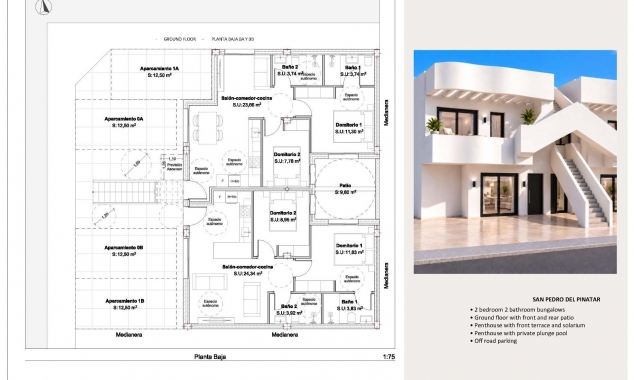 New Property for sale - Bungalow for sale - San Pedro del Pinatar - Los Peñascos