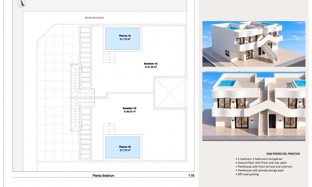 New Property for sale - Bungalow for sale - San Pedro del Pinatar - Los Peñascos