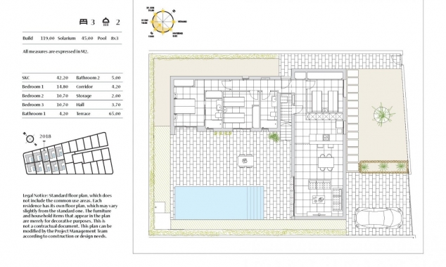 Nueva propiedad en venta - Villa for sale - Algorfa - La Finca Golf