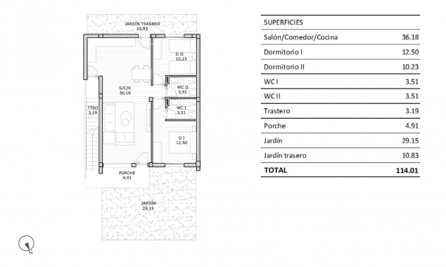 Propriété neuve à vendre - Bungalow for sale - San Miguel de Salinas - San Miguel de Salinas Town