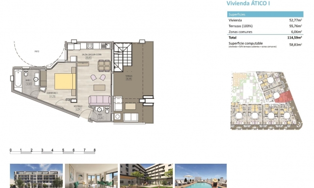 Nueva propiedad en venta - Penthouse - Alicante City - La Florida